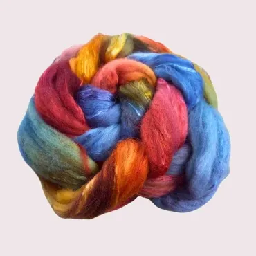 Merino mit Seidenfasern