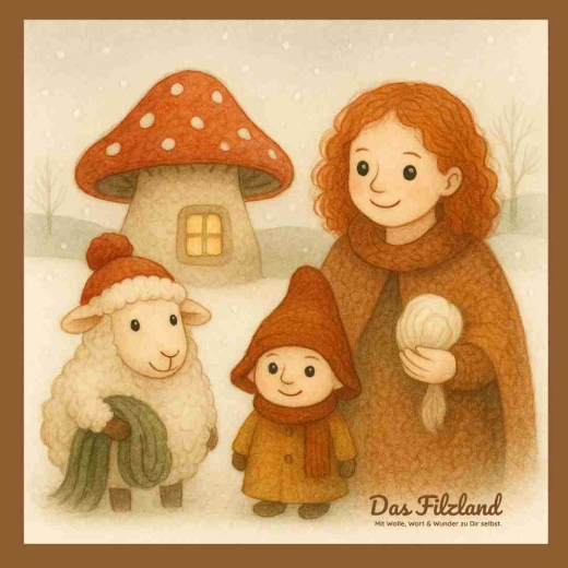 Winterzauber – Filzprojekt mit Lydia & Wolly (PDF-Download)