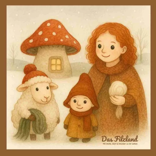 Winterzauber – Filzprojekt mit Lydia & Wolly (PDF-Download)