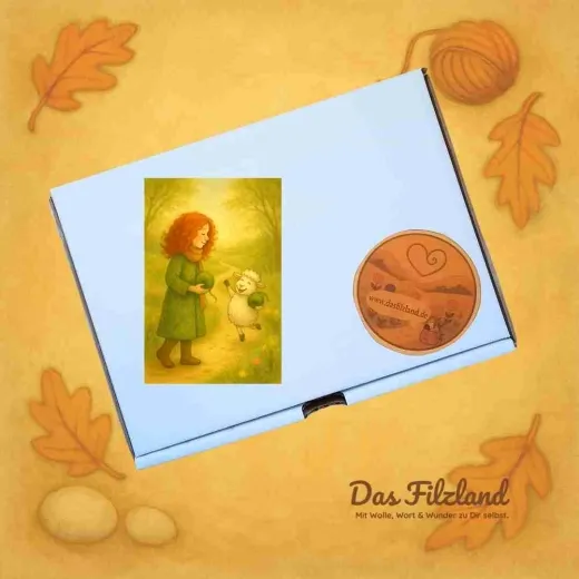 Frühling im Filzland – Wenn Neues leise wächst Materialbox für achtsames Filzen & kreatives Erwachen