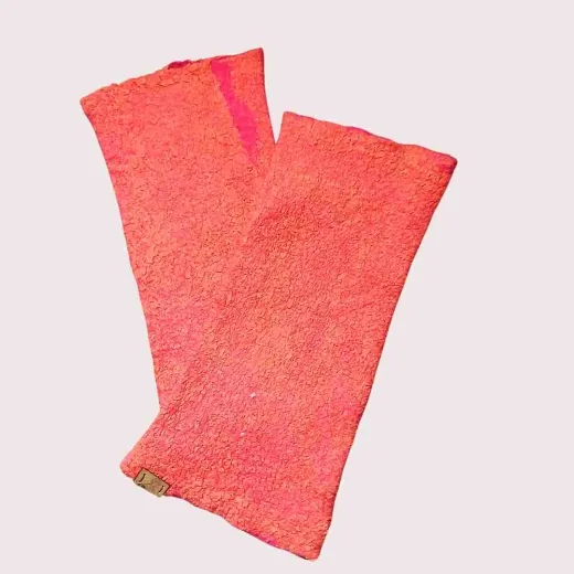 AS-8 Lebensfreude – Armstulpen ohne Daumenloch in Pink, Orange