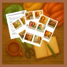 Augenzwinkern Kartenset – 20 Karten zum Ausdrucken (PDF) Beispielkarten aus dem Set Vielseitig. Humorvoll. Inspirierend.