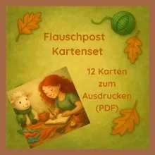 Flauschpost – 12er Kartenset Freundschaft & Herzensgrüße