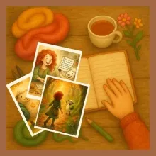 Flauschpost Freundschaftskarten zum Ausdrucken: Beispielkarten aus dem 12er Set. Kleine Herzensgrüße für liebe Menschen oder für Dich selbst.