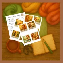 Flauschpost Freundschaftskarte zum Ausdrucken. Für Briefe, Geschenke, kleine Botschaften oder als tägliche Erinnerung. Flauschige Grüße aus dem Filzland.