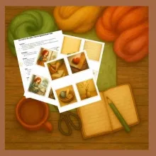 Herzensgedanken aus dem Filzland – Kartenset mit Schreibkärtchen Herzensgedanken aus dem Filzland – 12 liebevoll gestaltete Karten + 4 zarte Schreibkärtchen. Ein poetisches Set voller feiner Impulse für Herz und Seele. Zum Verschenken, Verschicken oder für Dich selbst.