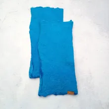 AS-15 Wassertraum - Armstulpen mit Daumenloch in Türkisblau