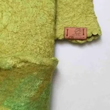 AS-1 Blätterspiel- Armstulpen ohne Daumenloch,Lichtdurchflutetes Hellgrün und erdiges Olivgrün