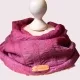 LS-1 Beerenzauber – Loop-Schal aus Wolle & Seide