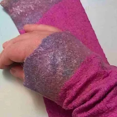 AS-10 Magentatraum – Armstulpen ohne Daumenloch, pink, Regenbogen