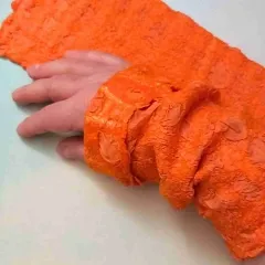 AS-3 Sonnenkuss – Armstulpen ohne Daumenloch, Orange
