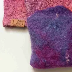 AS-11 Magie- Armstulpen mit Daumenloch in Violett, Lila und Rosa