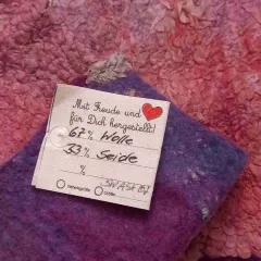 AS-11 Magie- Armstulpen mit Daumenloch in Violett, Lila und Rosa