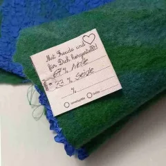 HS-7 Himmelswiese – Handstulpen ohne Daumenloch, in blau,grün