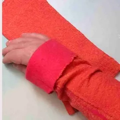 AS-8 Lebensfreude – Armstulpen ohne Daumenloch in Pink, Orange