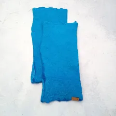 AS-15 Wassertraum - Armstulpen mit Daumenloch in Türkisblau