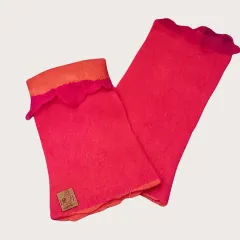 AS-2 Sonnenaufgang - Armstulpen ohne Daumenloch, orange, pink